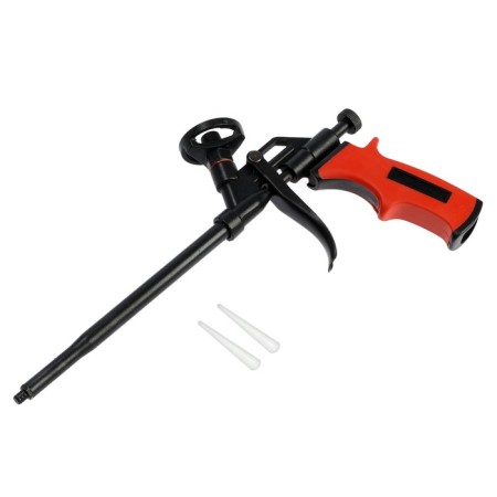 Pistol for the mounting foam of the tundra pro, a metal case with a Teflon coating