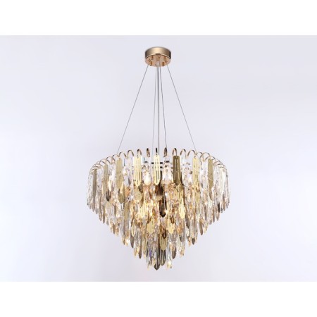 Crystal chandelier with Ambrella Light, Traditional, Tr5258, E27, Color Gold-4