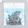 Beads for creativity plastic "Russian letters on the cube" Silver set 20 grams 0.6x0.6 cm