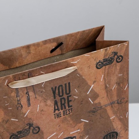 Package Gift Crafts Vertical, Packaging, For Real Man, MS 18 x 23 x 8 cm-3