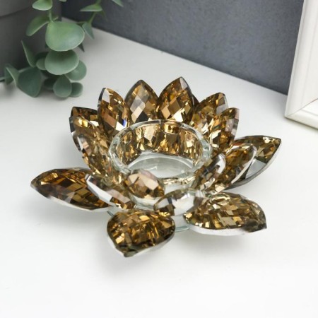 Glass Glass for 1 candle "Olive olive" 5x13.5x13.5 cm-1