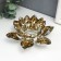 Glass Glass for 1 candle "Olive olive" 5x13.5x13.5 cm