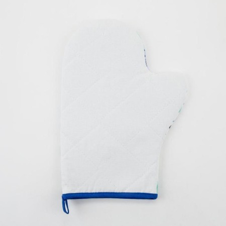 Blue Flowers mittens-seizure 20x28cm, sarzha, 100% x/l, boat 250g/m2-2