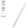 Plastic springs for binding 100 pieces, 16 mm officespace, white