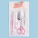 Manicure set, 5 items, on a blister, color mix