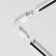 The Connector is flexible for the Technical Tracf-31W overhead track system, 24,2x3.3.2 cm, white color