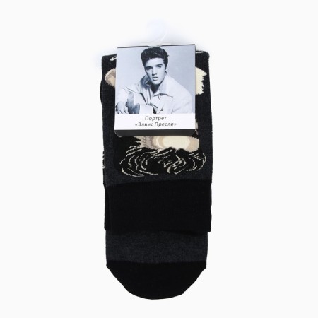 Socks unisex portrait "Elvis Presley", size 35-42-2