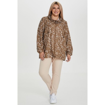 Women's jacket, size 62, brown color-1