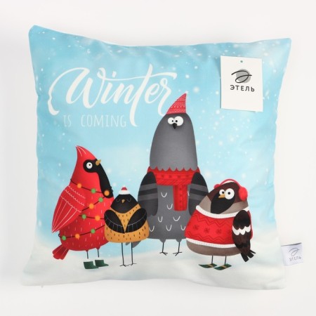 Czech on the pillow Ethel Winter, 40*40 cm, 100 p/e, velor-5