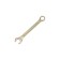 Combined Rexant 12-5810-2 key, yellow zinc, 15 mm