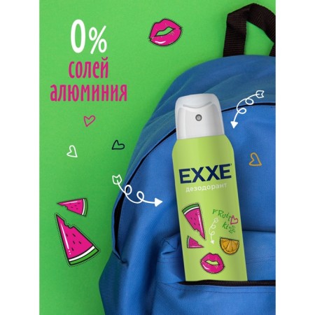 Female deodorant EXXE FRIIT KISS "Freshness and Tenderness", 150 ml-1