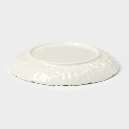 Poramic pies “Airiousness”, D = 15 cm, white color-2