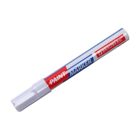 Marker-color (lacquer) 4.0 Brauberg Extra, reinforced by Nitro-base, alum, white 151978-2