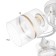 MIA chandelier 3x60W E27 white, gold 52x18x24cm