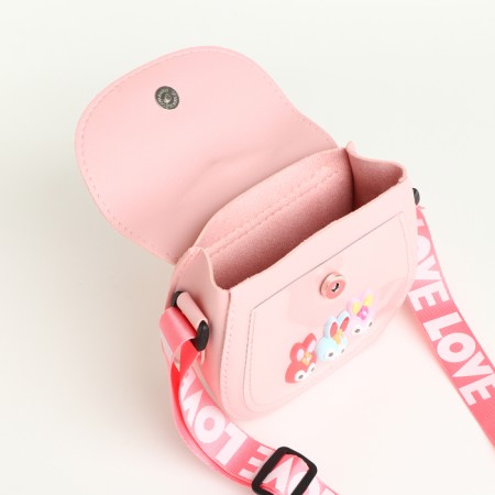 Baby bag on the valve, pink color-2