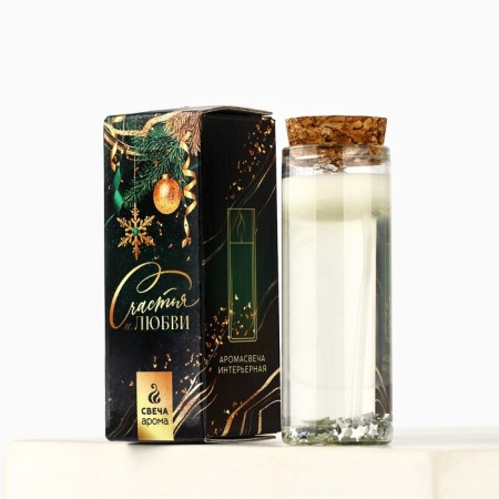 New Year's candle in the Star Sky flask, light aroma-1