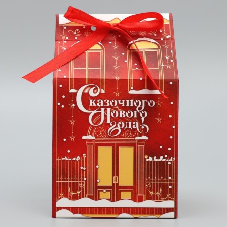Packaging for confectionery "Fairytale New Year", house, 8 x 10 x 16 cm, New Year-2