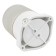 Moistured Lamp Uniel, 60 W, E27, IP65, 137x107x84 mm, white color