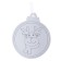 Christmas tree decoration for painting "Deer" 4 pcs., Brush