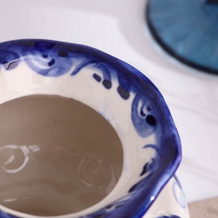 Teapot "Morning", Small, Gzhel, Porcelain, 12x15 cm-5