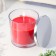 Aromatic giant in a glass "Sweet strawberries", soy wax, 10x10 cm