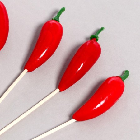 Skewers "pepper", in the set 6 pieces, the color is red-1