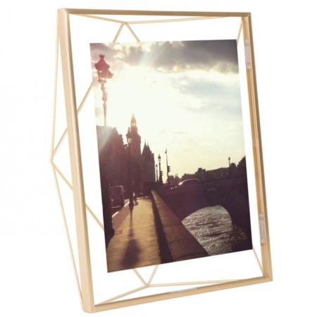 PRISMA photo frame, 20 x 25, golden