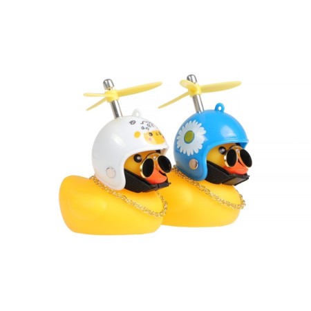 Duck with a propeller Torso, yellow color, mix-4