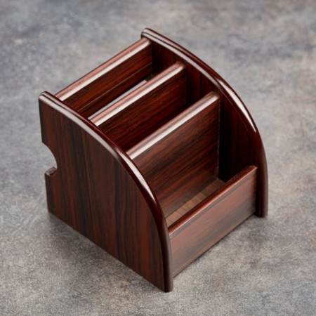 Organizer 3 sections, Series Zebrano with Kant Dark, 11*13cm-8