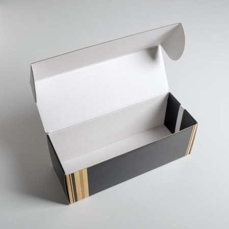 Gift folding box, packaging, “February 23!”, 12 x 33.6 x 12 cm-3