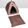 House "Vigva", Rogozhka, Foamen, 40 x 40 x 42 cm, beige/brown