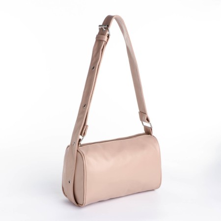 Cross-Bodi Bag on a zipper, beige color-1