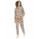A set of sweatshirts and trousers female, size m, pink color
