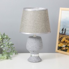Table lamp E14 40W gray 22x22x34 cm Risalux