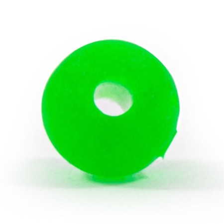 Feeder bead Namazu Soft Beads, PVC, D = 5 mm, round, dark green 20 pcs.-2