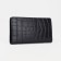 Male purse without fastener, department for bills, for maps, black color