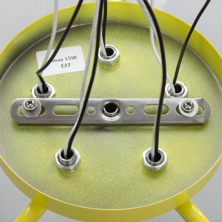 Causte "Online" (Tsil.) 5x15W E27 Model: BR 00281 Yellow 52x52x15cm-7