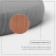 Doska is a pronounced premium "Round", with a met alternate pen, d = 25 cm, thickness 1.7 cm, beech