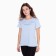 Female T -shirt with print, blue color, size 44