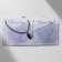 Kulons "Uzolnutini" on the magnet, halves of the heart, black-silver color, 48 cm