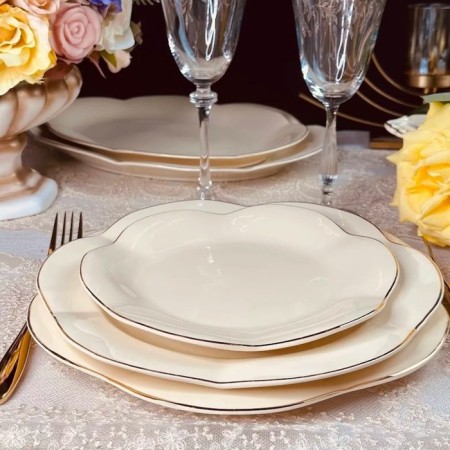 A set of plates Lenardi “Mirage”, D = 20.5 cm, 6 pcs
