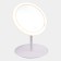 Mirror KZ-09, backlight, desktop, battery, 2500 mAh, 3 modes, rotation 90 °, white