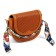 A chain with a scarf for a bag, with carbines, 9 × 14 mm, 40 cm, blue/silver color