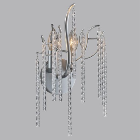 Bra Lumion. Miss, 2x40W, E14, 390x130x200 mm, silver color