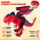 Radio -controlled dragon, smoke effect, light and sound effects