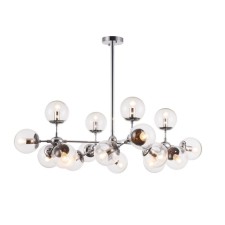 Подвесной светильник Freya FR5596PL-16CH Richard, 1040х1040х1210 мм, E14, 16х60Вт, цвет хром
