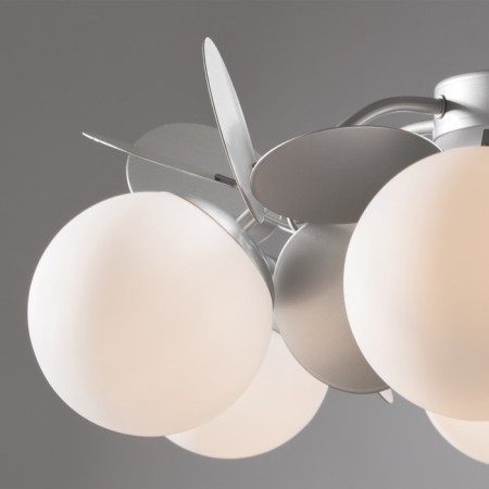 Freya Fr5165PL-06S Satellite, 550x550x380 mm, E27, 6x60W, silver color.-3