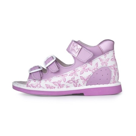 Baby sandals, size 25, lilac color-1