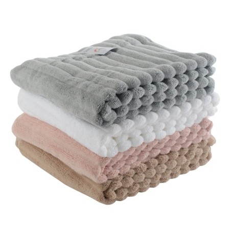 Tkano Waves Essential towel, 623 gr, size 70x140 cm, dusty rose color-8