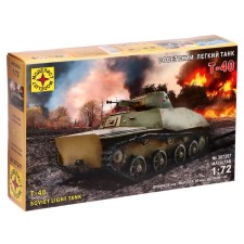 Сборная модель «Советский лёгкий танк Т-40» Моделист, 1/72, (307267)